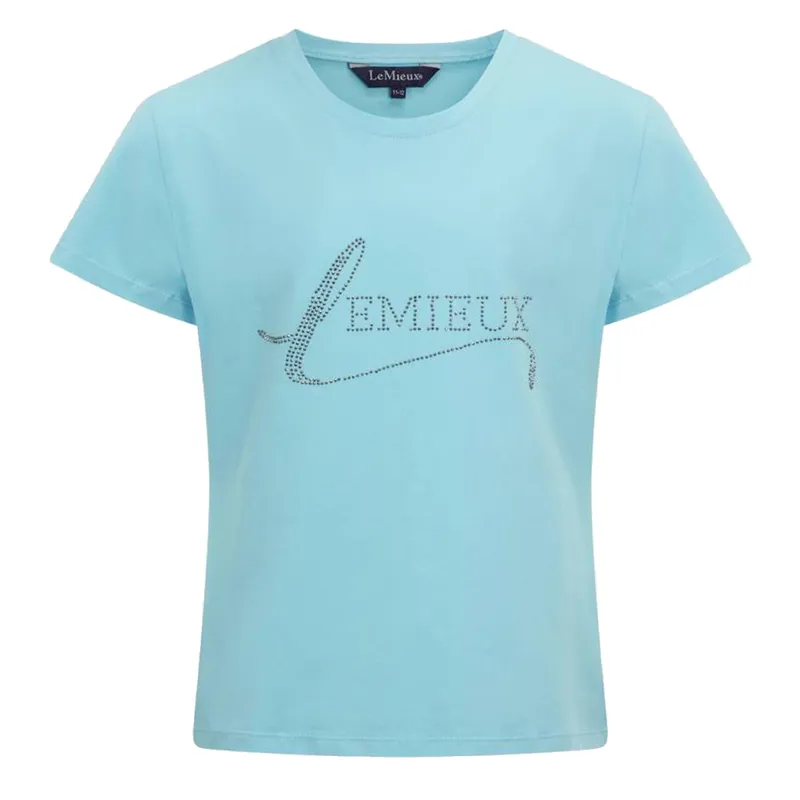 LeMieux Young Rider Diamante T-Shirt - Azure