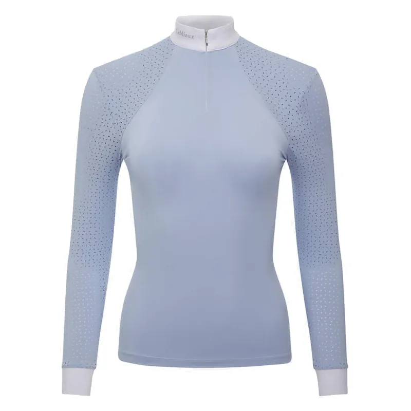 LeMieux Olivia Long Sleeve Show Shirt - Mist