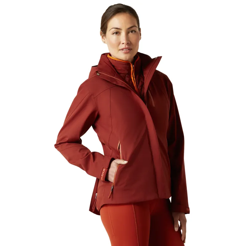 Ariat Women's Coastal Waterproof Jacket - Fired Brick