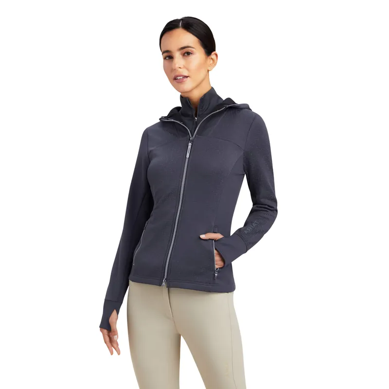 Ariat Women's Lumina Full Zip Sweatshirt - Ebony