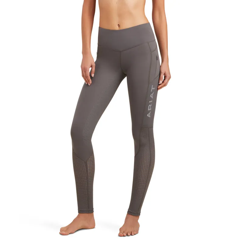 Ariat Women's Eos Full Seat Tights - Plum Grey