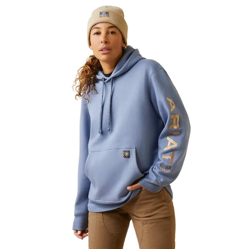 Ariat Women's Rebar Graphic Hoodie - Colony Blue