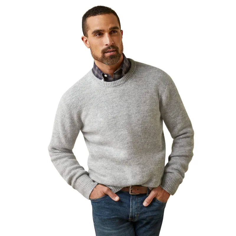 Ariat Men's Mill Valley Sweater - Heather Grey