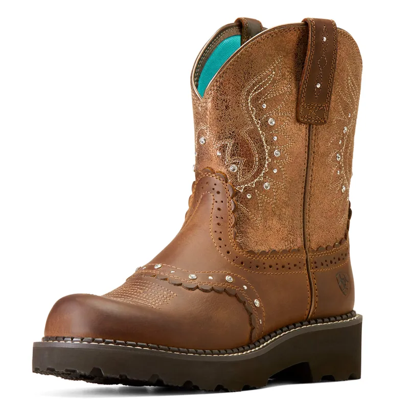 Ariat Women's Gembaby Western Boot - Distressed Brown