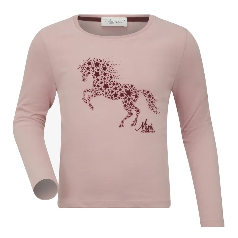 LeMieux Mini Jamie Long Sleeve Top - Pink Quartz
