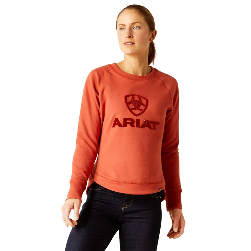 Ariat Women's Benicia Sweatshirt - Burnt Brick