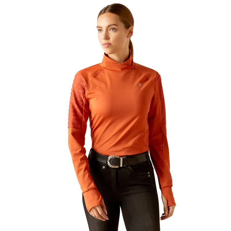Ariat Women's Facet Base Layer - Burnt Brick