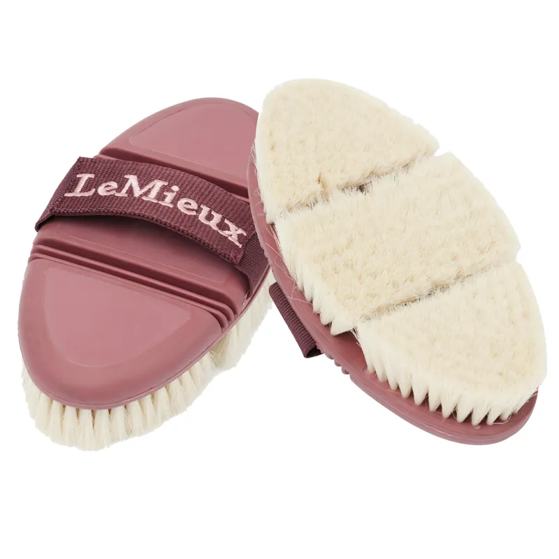 LeMieux Flexi Goat Hair Body Brush - Orchid