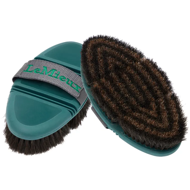 LeMieux Flexi Horse Hair Body Brush - Spruce