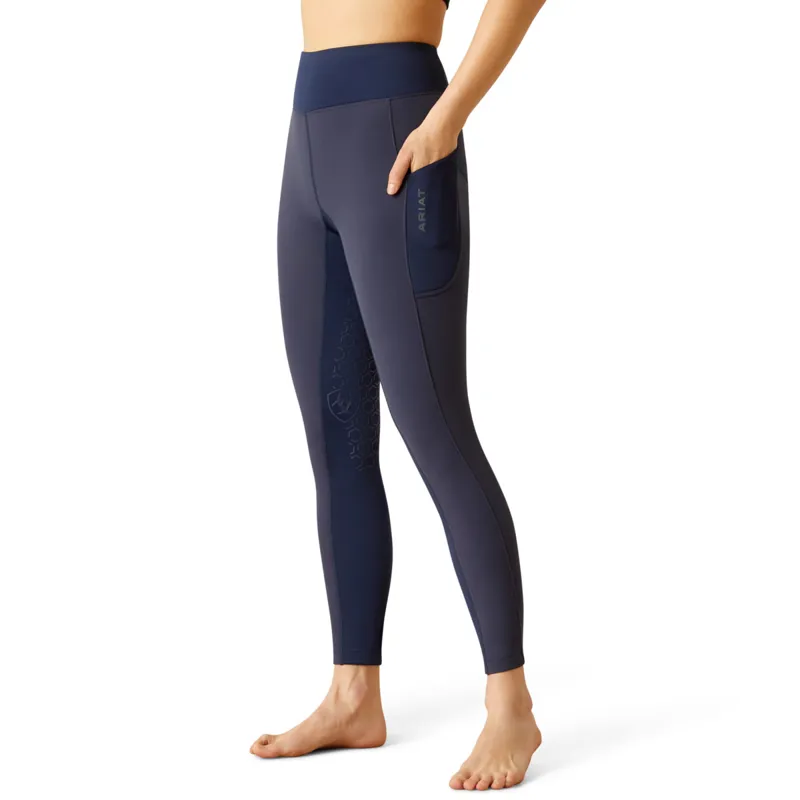 Ariat Women's Boreas Half Grip Tights - Navy