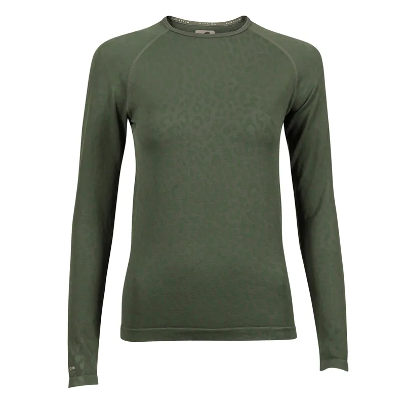 Aubrion Balance Seamless Top - Green