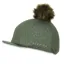 Aubrion Leopard Print Hat Cover - Green