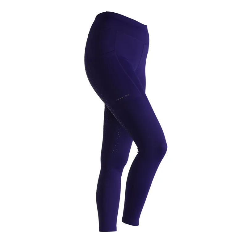 Aubrion Shield Winter Riding Tights - Ink