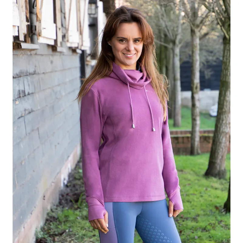 Hy Equestrian Synergy Cowl Neck Top - Grape