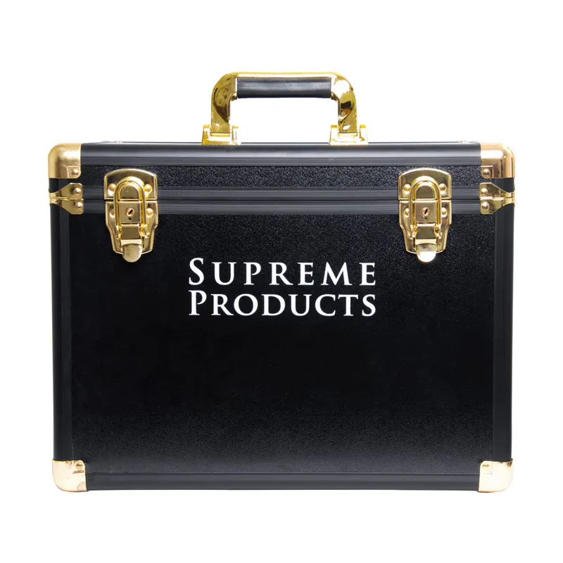 Supreme Products Pro Groom Hardshell Box - Black/Gold