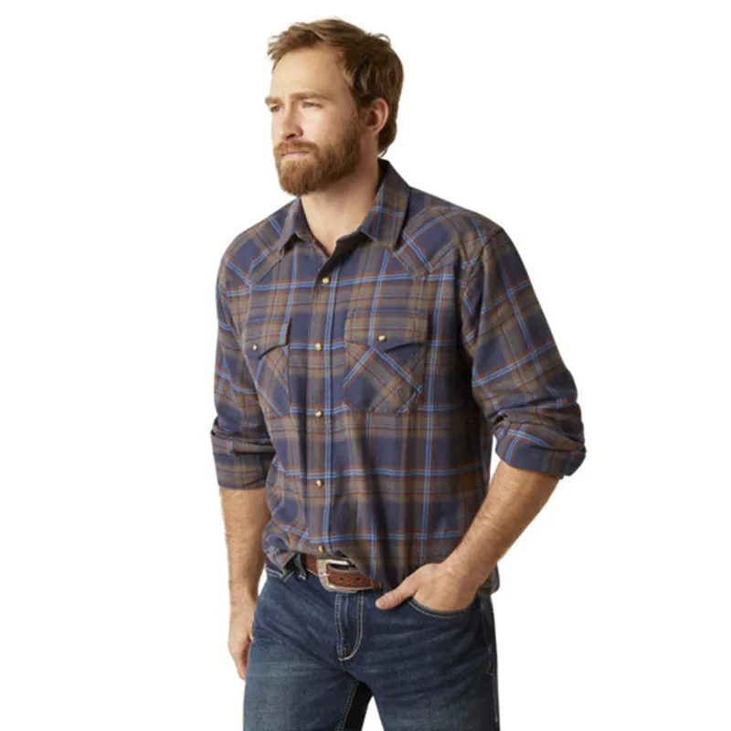 Ariat Men's Hendrix Retro Fit Shirt - Mood Indigo