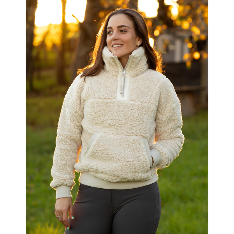 LeMieux Tara Teddy Fleece - Natural-7