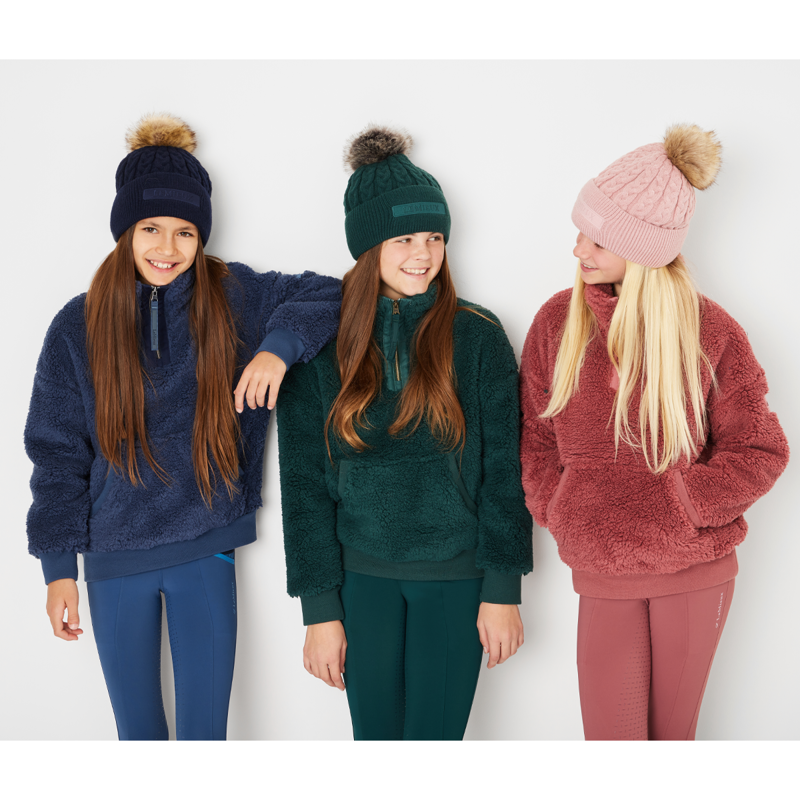LeMieux Young Rider Tia Teddy Fleece - Spruce-6