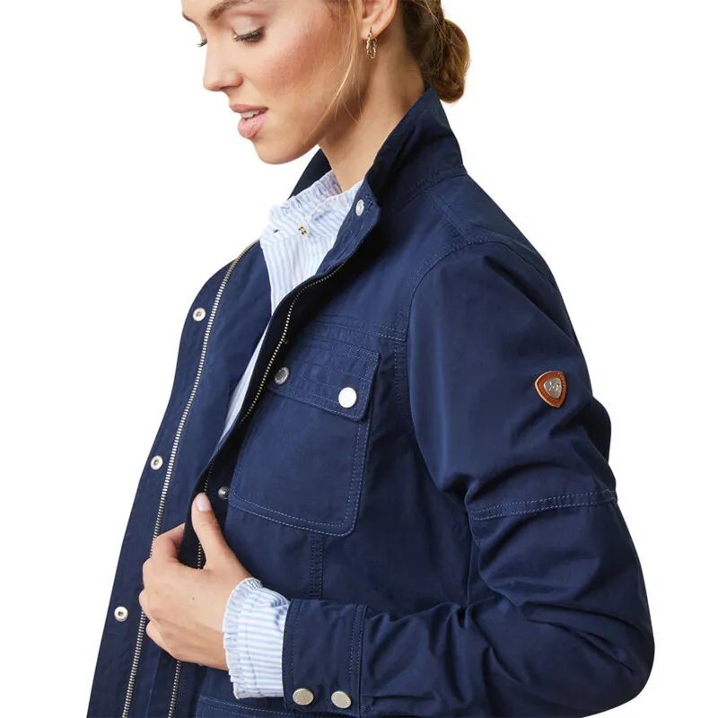 Ariat Women's Calumet Field Jacket - Navy-1