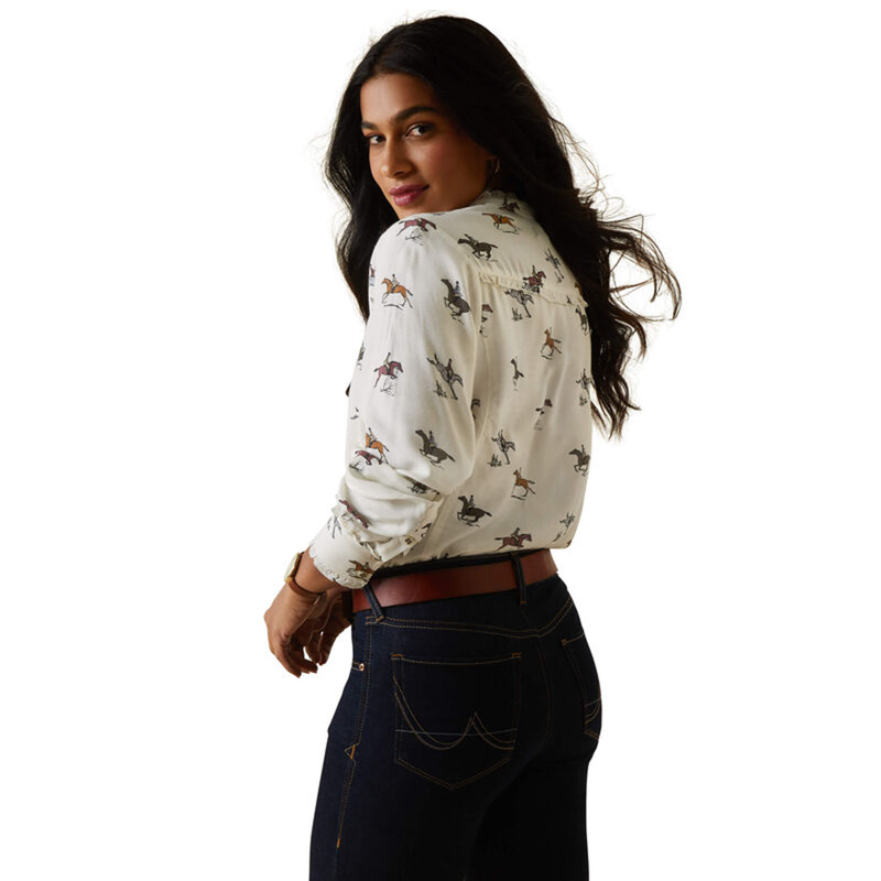 Ariat Women's Clarion Blouse - Fresh Print-1
