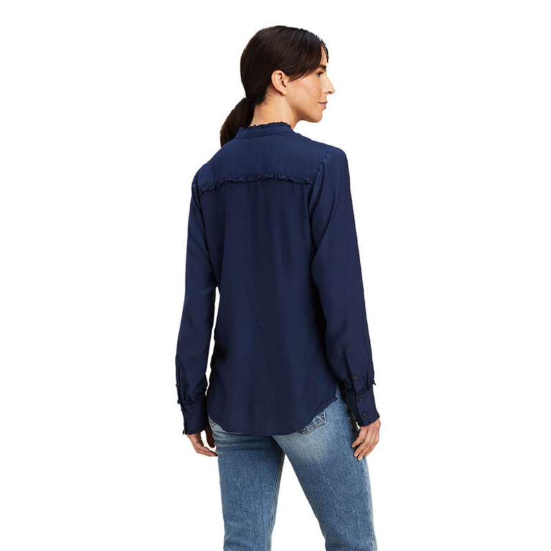 Ariat Women's Clarion Blouse - Navy-1