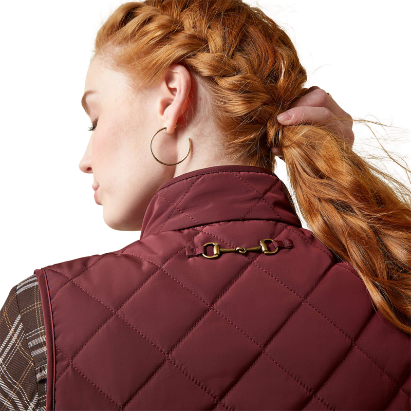 Ariat Women's Woodside Vest - Tawny Port-5