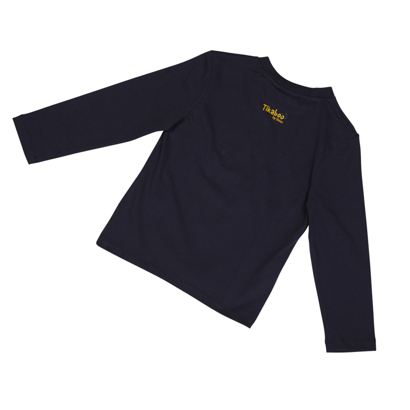 Shires Children's Tikaboo Long Sleeve T-Shirt - Navy-1