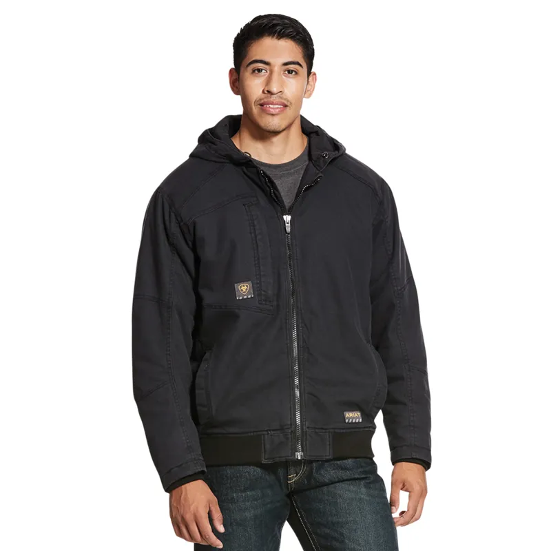 Ariat Men's Washed Duracanvas Insulated Jacket - Black