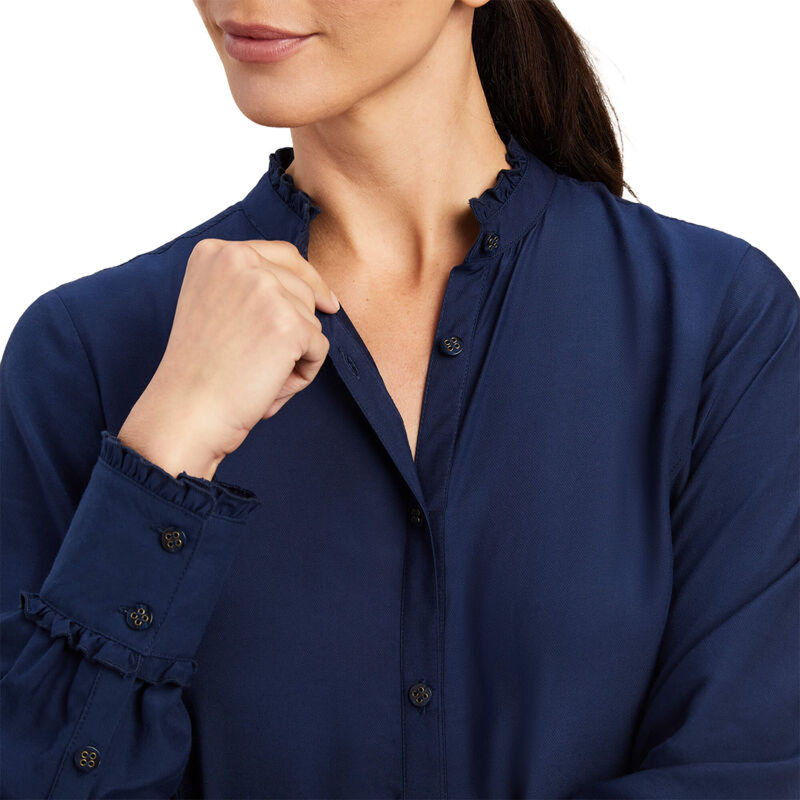 Ariat Women's Clarion Blouse - Navy-2