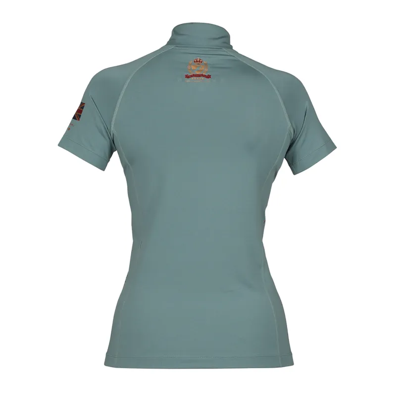 Aubrion Young Rider Team Short Sleeve Base Layer - Sage-1