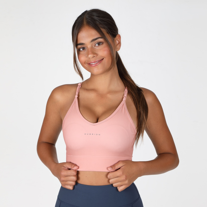 Aubrion Invigorate Sports Bra - Rose-1