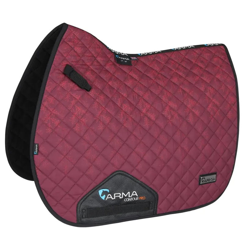 Shires ARMA Sport XC Saddlecloth - Red Leaf