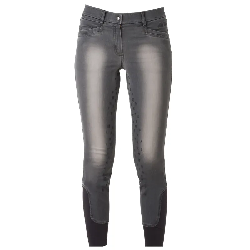 Mark Todd Full Seat Denim Breeches - Anthracite