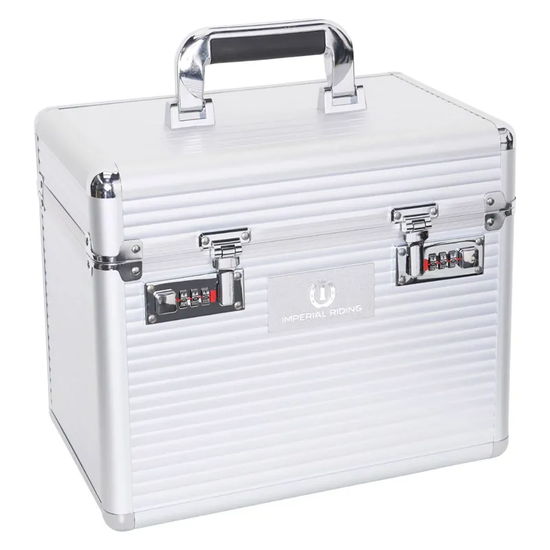 Imperial Riding Small Classic Grooming Box - Silver