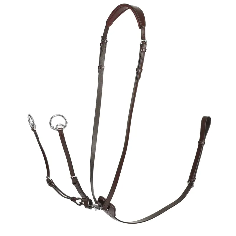 LeMieux Kudos Running Martingale - Havana/Silver