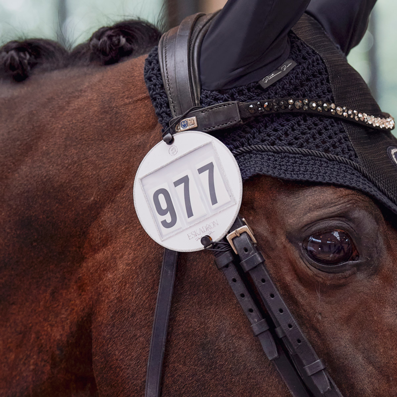 Eskadron Start Number Set Round 3 Numbers Platinum Pure SS23 - White-1