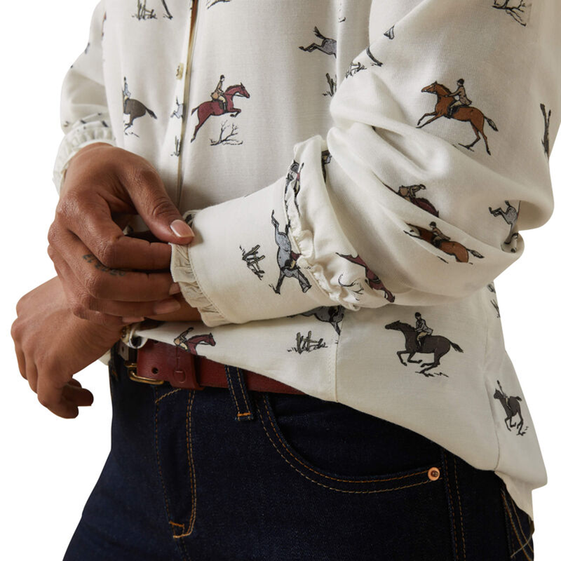 Ariat Women's Clarion Blouse - Fresh Print-3