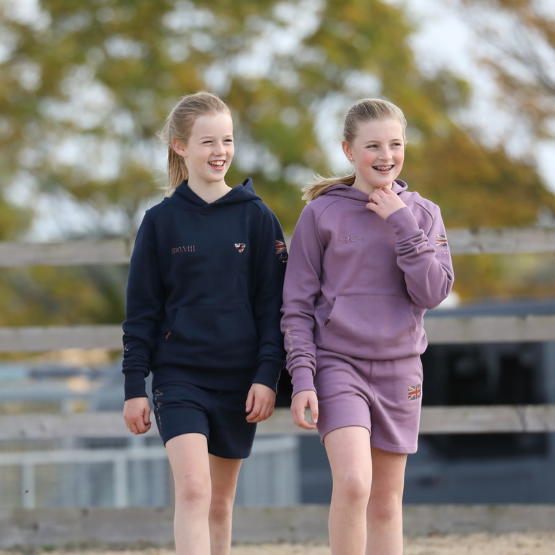 Aubrion Young Rider Team Hoodie - Navy Blue-3