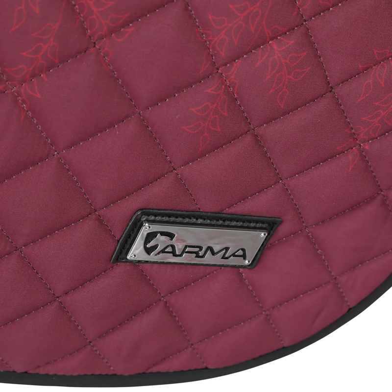 Shires ARMA Sport XC Saddlecloth - Red Leaf-1