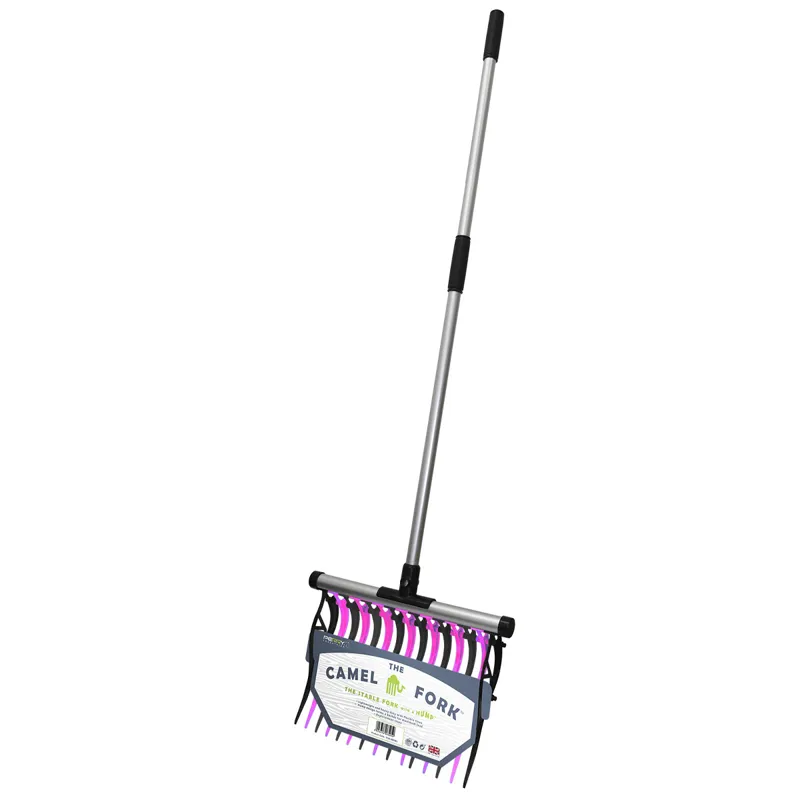 Perry Equestrian Camel Fork - Black/Pink