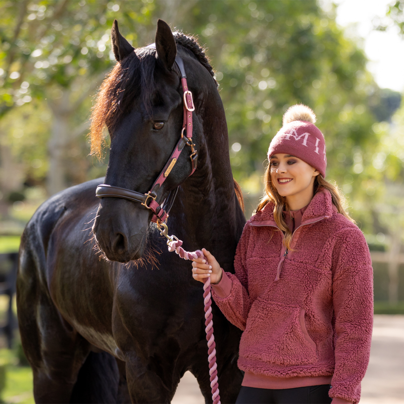 LeMieux Tara Teddy Fleece - Orchid-8