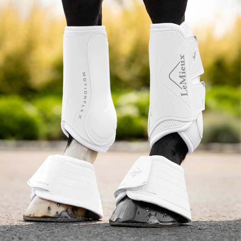 LeMieux Motionflex Dressage Boots - White-1