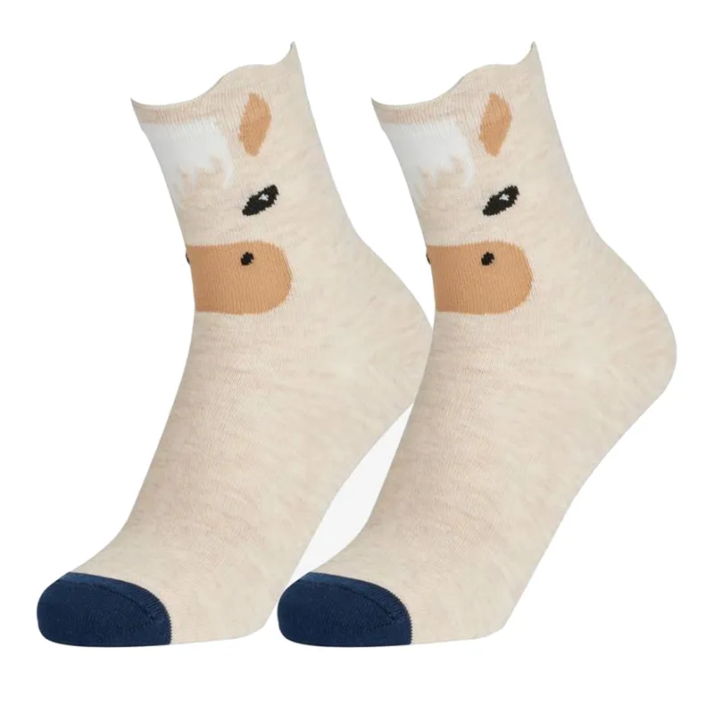 LeMieux Mini Character Socks 2 Pack - Palomino-1