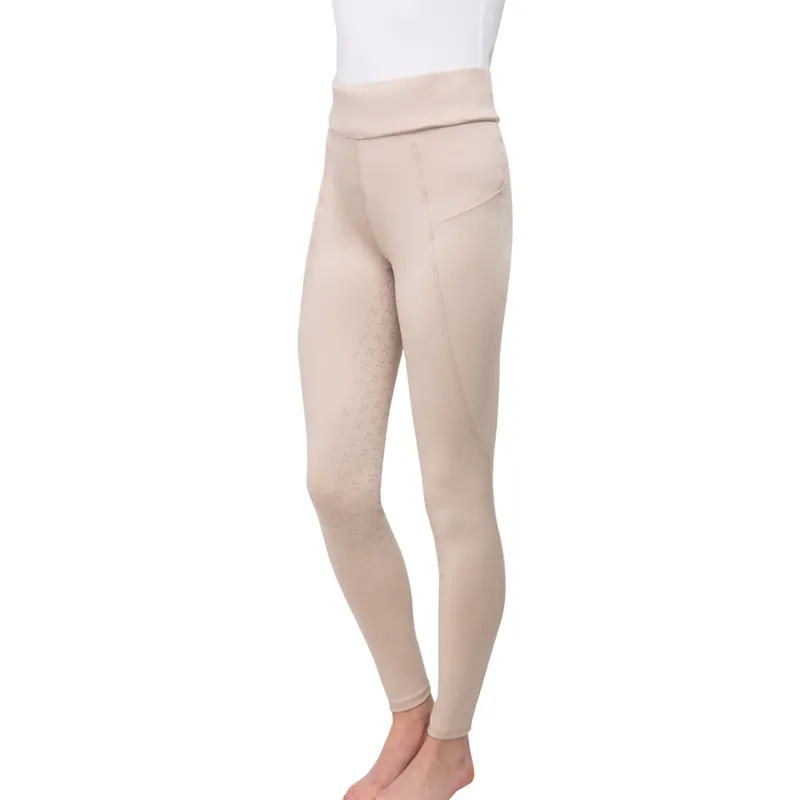 Hy Equestrian Melton Riding Tights - White