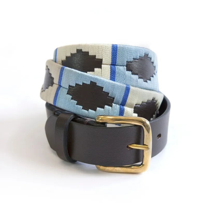 KM Elite Polo Belt Narrow - Ice Blue