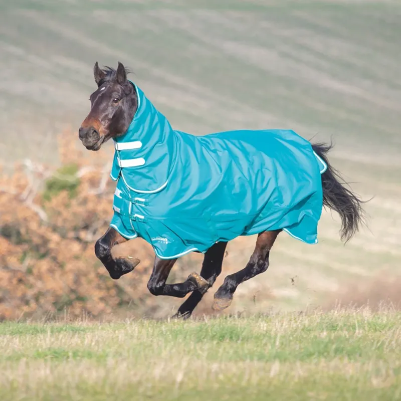 Shires Tempest Plus 200g Turnout Combo Rug - Teal