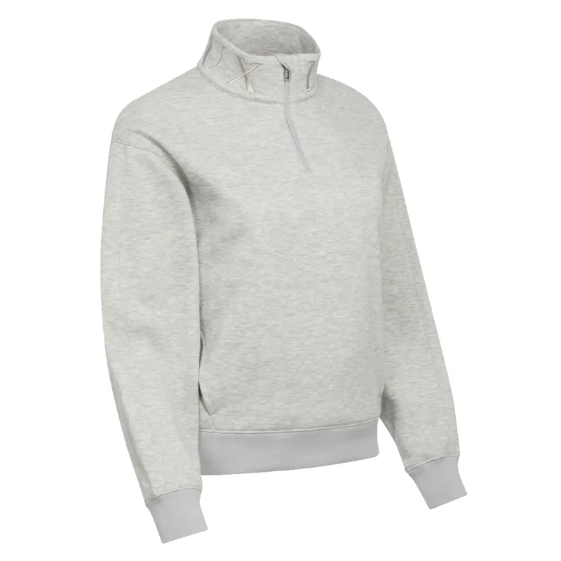 LeMieux Kali Quarter Zip Sweater - Grey Marl-1