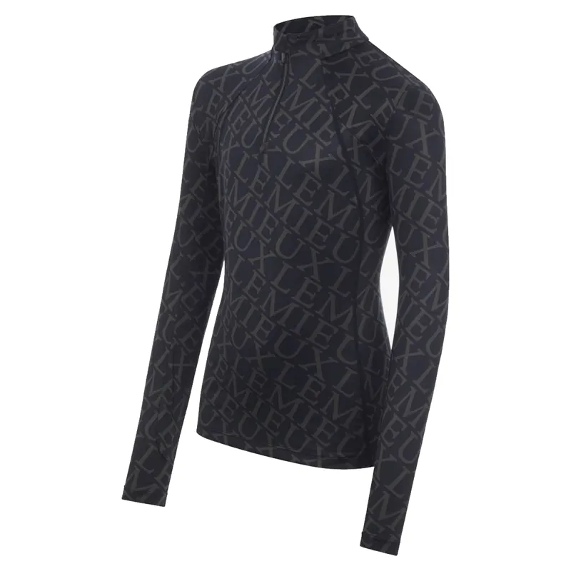 LeMieux Young Rider Fleur Base Layer - Navy-1