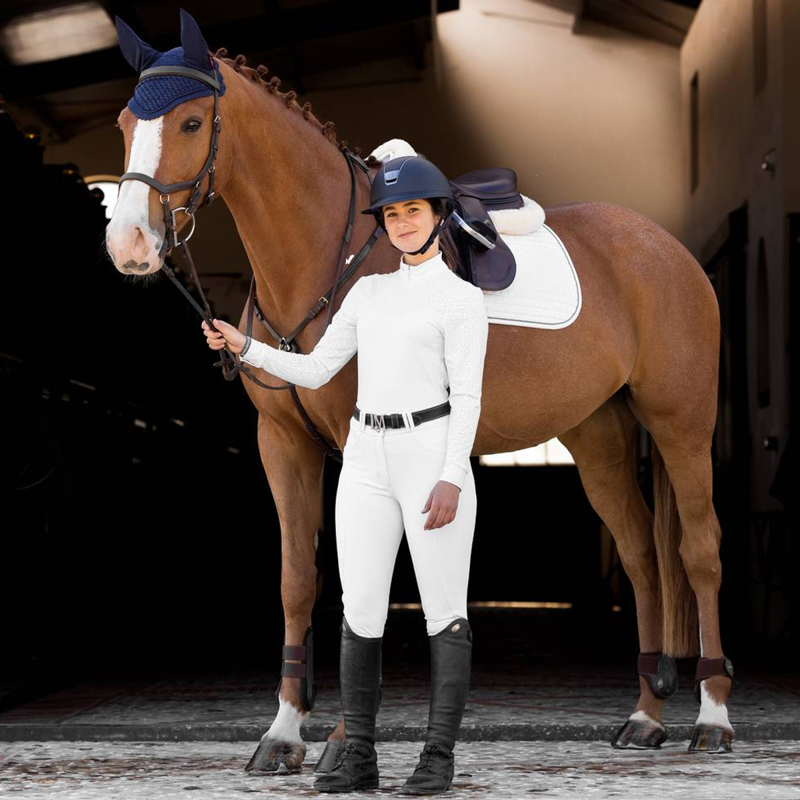 LeMieux Classic Jump Square - White-2