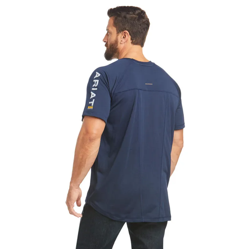 Ariat Men's Rebar Heat Fighter T-Shirt - Navy-1
